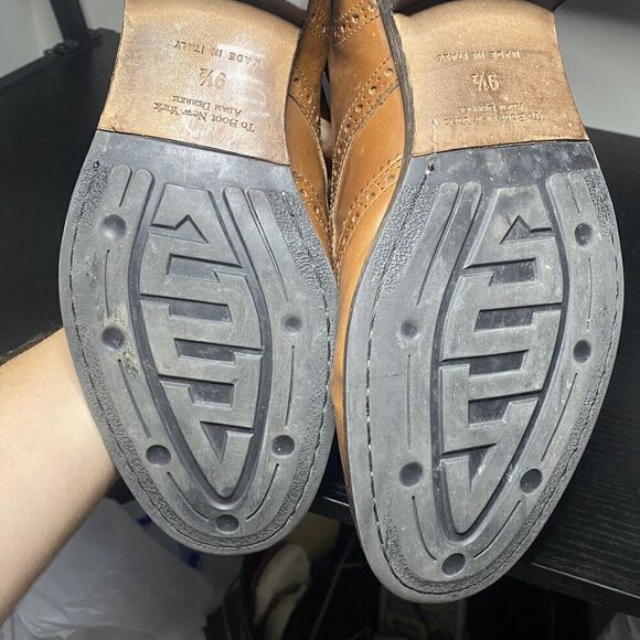 To Boot New York Mens Dark Brown Bruckner Wingtip Boots Size 9.5 79728 - Picture 10 of 11